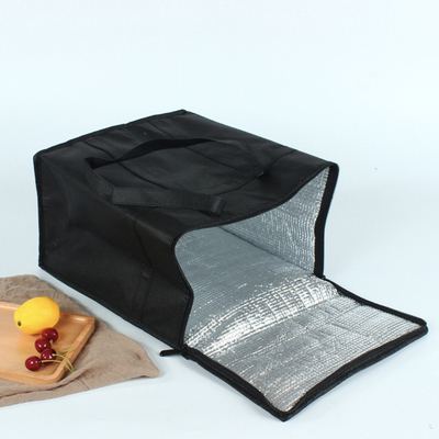 Nicht gesponnene verdickte Aluminiumfolie-Kühltasche-tragbarer Kuchen-Mitnehmerisolierungs-Tasche