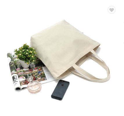 Druckfreundliches Segeltuch Tote Bags 6oz 8oz Biobaumwolle-Gewebe-Tasche Eco