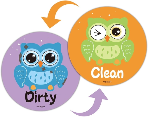 Soemtiereule magnetischer sauberer schmutziger Flip Sign Dishwasher Sticker Clean schmutzig