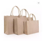 Siebdruck-fertigte einfache Käufer-Einkaufstasche handgemachte Geschenk-Strand-Hanf-Jutefaser-Taschen besonders an