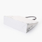 Kundenspezifische Matt Glossy Laminated White Art-Papiergeschenk-Tasche mit Griffen für das Einkaufen