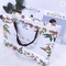 Matt Laminated Gusset Paper Bag, das Art Paper Luxury Gift Bags mit Blume verpackt