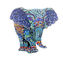 Puzzle Tier-des geformten bunten Boden-hölzernen Elefanten für 3-jährige