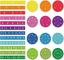 Magnetische Fliesen-Kreis-Brüche stellten 156 Stücke 12 Farbkennzeichnungs-Zählungs-und Mathe-Spielwaren ein