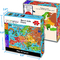 Farb-Europa-Karten-1000-teiliges Papierpuzzle für Teenager-Erwachsen-Familien der Kind12+