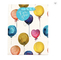 Kundengebundene 25x15x35cm Papiereinkaufstasche mit Griff bunten Ballon-Mustern